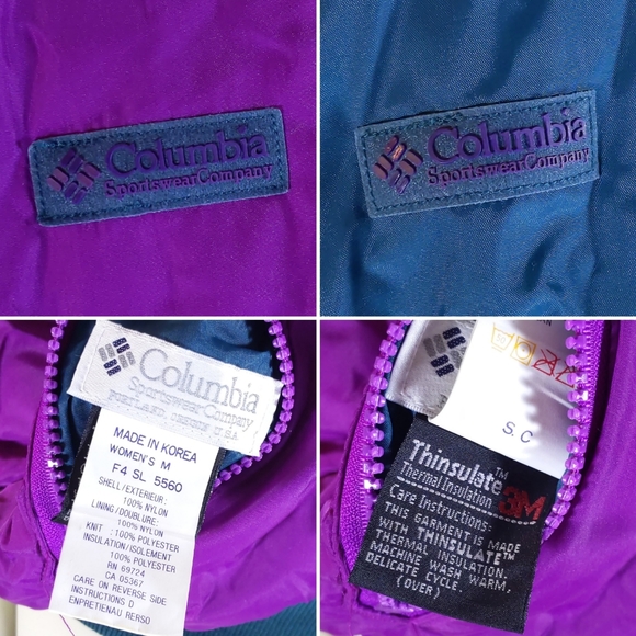 ⛔SOLD!⛔ Reversible Columbia Thinsulate Jacket - Picture 3 of 3